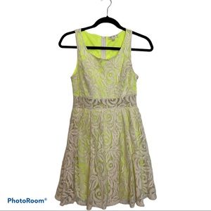 Love,Fire Juniors Size Small Neon/Off white dress